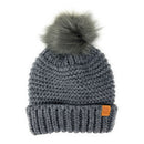 Empire Cove Winter Warm Solid Knit Cuff Beanie with Pom Pom Womens-UNCATEGORIZED-Empire Cove-Black-Casaba Shop 7 image