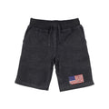 RAPDOM TS6 Fleece Gym Shorts Vintage Patriotic USA Flag-Serve The Flag