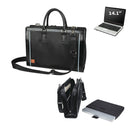 Laptop Notebook Bag Brief Case Expandable Leather Trim to Fit 14inch Computer-Serve The Flag 1 image