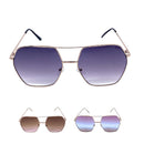 Empire Cove Polygon Sunglasses Metal Frame Classic Gradient Shades UV Protection 1 image