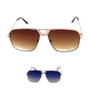 Empire Cove Oversized Aviator Sunglasses Stylish Metal Frame Gradient Shades 1 image