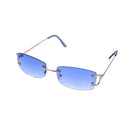 Empire Cove Rimless Sunglasses Gradient Rectangle Shades Frameless Retro Trendy 2 image