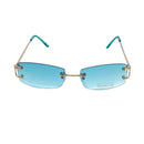 Empire Cove Rimless Sunglasses Gradient Rectangle Shades Frameless Retro Trendy 11 image