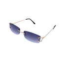 Empire Cove Rimless Sunglasses Gradient Rectangle Shades Frameless Retro Trendy 15 image