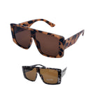 Empire Cove Sunglasses Oversized Square Designer Style Trendy Retro Sunnies Shades 1 image