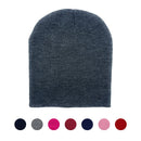 Empire Cove Knit Uncuffed Beanie Hat Cap Warm Winter Men Women Short Toboggan 1 image