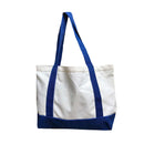 Cotton Canvas Reusable Grocery Shopping Tote Bags With Gusset For Travel Sports Plain 19inch-Serve The Flag 15 image