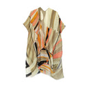 Empire Cove Womens Abstract Print Kimono Shawl Wraps Beach Cover Ups Summer 9 image