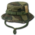 Military Style Boonie Bucket Fishing Hunting Rain Camouflage Hats Caps-Serve The Flag