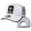 Army Air Force Navy Marines Police Security Military Back to Basics Trucker Baseball Hats Caps-Serve The Flag 21 image