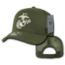 Army Air Force Navy Marines Police Security Military Back to Basics Trucker Baseball Hats Caps-Serve The Flag 12 image