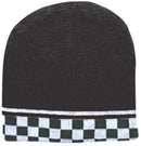 Auto Racing Flag Checkers Warm Winter Beanies Hats Caps Unisex-Serve The Flag 2 image