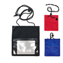 1 Dozen Conference Badge Id Card Holder Trade Show Badge 5X6inch W/Zipper Wholesale Bulk-Serve The Flag 1 image