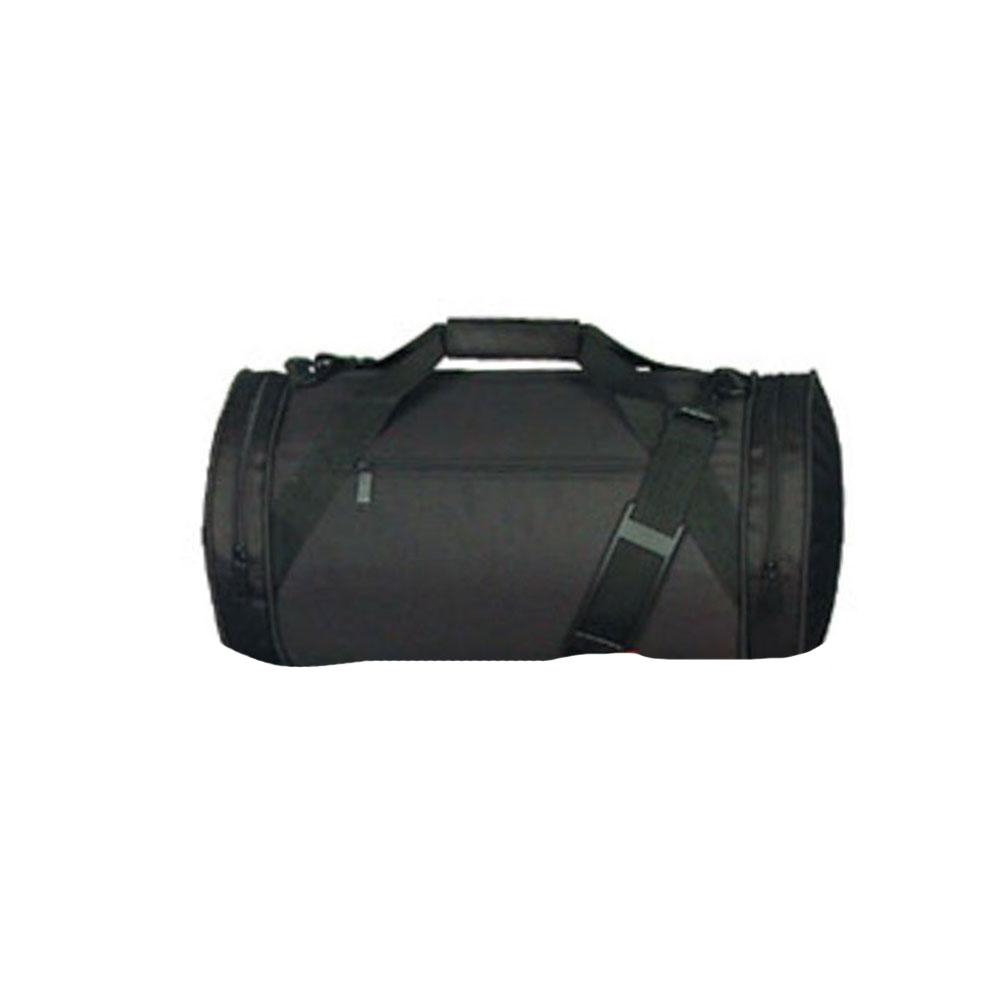 Roll Round 18 Inch Duffle Bags Two Tone Travel Sports Gym Carry-On Luggage - Black