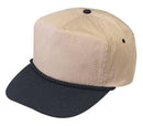Blank Two Tone 5 Panel Baseball Cotton Twill Braid Snapback Hats Caps-Serve The Flag 4 image