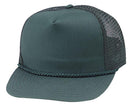 Blank Two Tone 5 Panel Trucker Cotton Twill Mesh Braid Hats Caps-Serve The Flag 3 image