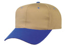 Blank Two Tone Cotton Twill Baseball 6 Panel Snapback Hats Caps-Serve The Flag 30 image