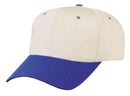 Blank Two Tone Cotton Twill Baseball 6 Panel Snapback Hats Caps-Serve The Flag 25 image