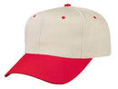 Blank Two Tone Cotton Twill Baseball 6 Panel Snapback Hats Caps-Serve The Flag 26 image