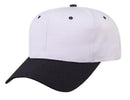 Blank Two Tone Cotton Twill Baseball 6 Panel Snapback Hats Caps-Serve The Flag 20 image