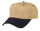 Blank Two Tone Cotton Twill Baseball 6 Panel Snapback Hats Caps-Serve The Flag 32 image