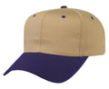 Blank Two Tone Cotton Twill Baseball 6 Panel Snapback Hats Caps-Serve The Flag