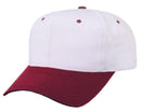 Blank Two Tone Cotton Twill Baseball 6 Panel Snapback Hats Caps-Serve The Flag 23 image