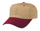 Blank Two Tone Cotton Twill Baseball 6 Panel Snapback Hats Caps-Serve The Flag 35 image