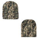 Digital Pixel Camo Camouflage Warm Winter Beanies Hats Caps Long Or Short-Serve The Flag 1 image