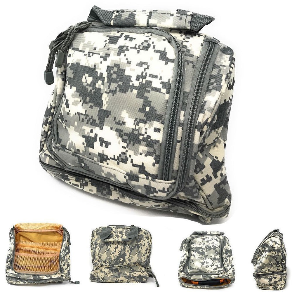 Casaba Camouflage Camo Travel Kit Organizer Accessories Toiletry Bag Carry On Shaving