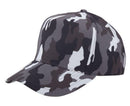 Camouflage Hunting Camping Fishing 5 Panel Cotton Twill Baseball Hats Caps-Serve The Flag 2 image