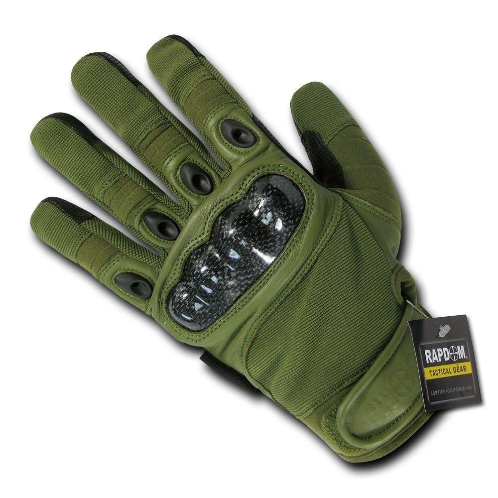 Rapdom T23 Lightweight Tactical Gloves – Half Finger, Padded Knuckle (Black, Coyote, OD Green)