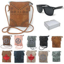 Casaba Designer Crossbody Bag Satchel & Sunglasses Gift Set For Women Mom Wife-Serve The Flag 27 image