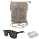 Casaba Designer Crossbody Bag Satchel & Sunglasses Gift Set For Women Mom Wife-Serve The Flag 23 image