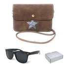 Casaba Designer Crossbody Bag Satchel & Sunglasses Gift Set For Women Mom Wife-Serve The Flag 16 image