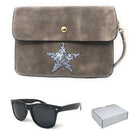 Casaba Designer Crossbody Bag Satchel & Sunglasses Gift Set For Women Mom Wife-Serve The Flag 19 image
