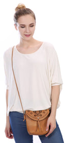 Casaba Designer Crossbody Bag Satchel & Sunglasses Gift Set For Women Mom Wife-Serve The Flag 8 image