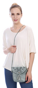 Casaba Designer Crossbody Bag Satchel & Sunglasses Gift Set For Women Mom Wife-Serve The Flag 11 image