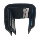 Casaba Genuine Leather Trifold Wallets Easy Flip Up Id Card Windows Mens Womens-Serve The Flag 6 image