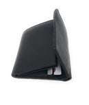 Casaba Genuine Leather Trifold Wallets Easy Flip Up Id Card Windows Mens Womens-Serve The Flag 8 image