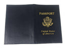 Casaba Genuine Leather USA US Passport Holder Protector Boarding Pass Bi-Fold-Serve The Flag 1 image