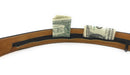 Casaba Mens Leather Belt W/ Hidden Zippered Pocket Cash Valuables Compartment-Serve The Flag 9 image