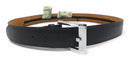 Casaba Mens Leather Belt W/ Hidden Zippered Pocket Cash Valuables Compartment-Serve The Flag 6 image