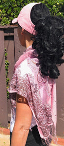 Casaba Women's Elegant Paisley Sheer Scarf Scarves Intricate Brocade Tapestry-Serve The Flag 21 image