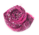Casaba Women's Elegant Paisley Sheer Scarf Scarves Intricate Brocade Tapestry-Serve The Flag 7 image