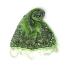 Casaba Women's Elegant Paisley Sheer Scarf Scarves Intricate Brocade Tapestry-Serve The Flag 2 image
