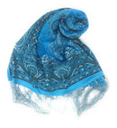 Casaba Women's Elegant Paisley Sheer Scarf Scarves Intricate Brocade Tapestry-Serve The Flag 1 image