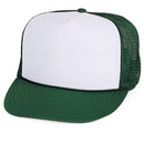 Classic Trucker Baseball Hats Caps Foam Mesh Blank Solid Two Tone Snapback Adult Youth-Serve The Flag 57 image