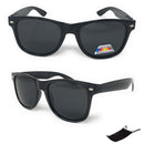 Classic Way Black Polarized Sunglasses with Pouch Great for Summer Unisex-Serve The Flag 1 image