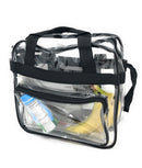 Clear Messenger Tote Bag Transparent Book School Concerts Stadium Tsa Security-Serve The Flag 4 image